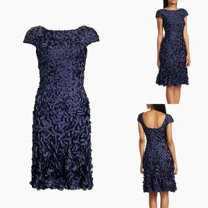 Theia Women’s Petal Dress in Navy size 10